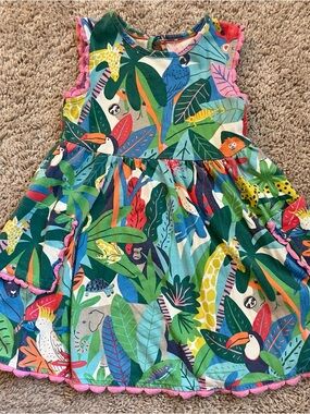 Boden Colorful Zoo/Jungle Dress